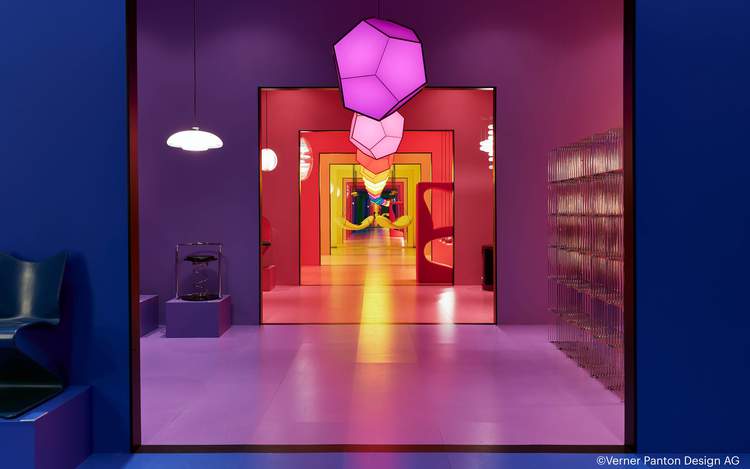 Installationen Lyset og Farven: ©Copyright Verner Panton Design AG Foto: Stjernegaard Fotografi