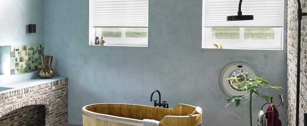 Plissee Badezimmer